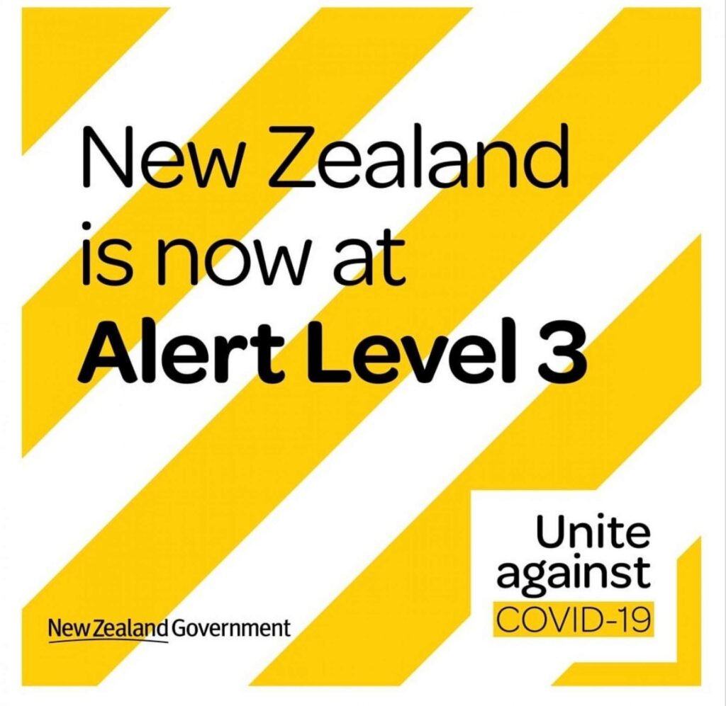 COVID-19 – NZ moves to Alert Level 3